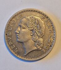 5 francs 1935 -LAVRILLIER (Alu)- Qualité SPL  Splendide