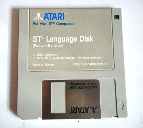 Disquette atari ste language - disquette,