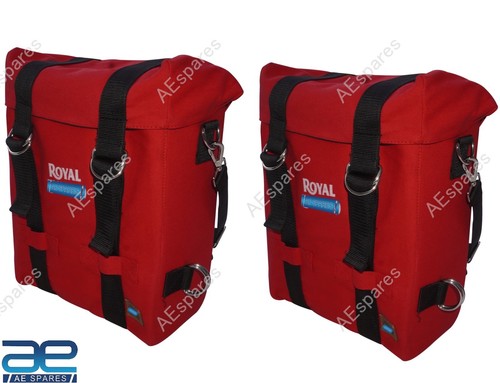 Paire sacs panniers rouges - de,
