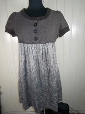 ROBE courte marron style