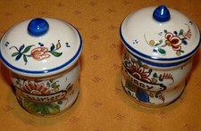 Lot de 2 petits pots à