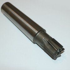 Fraise Hm Ø 28 MM VHM Z=6 P25 Fers Droits Avec Cône Morse MK4 de Finition 7H