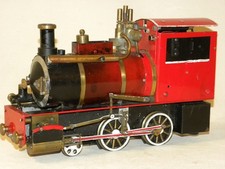 LOCOMOTIVE A VAPEUR VIVE TIN TOY LIVE STEAM ENGINE MODEL KIT ROUNDHOUSE ROB ROY