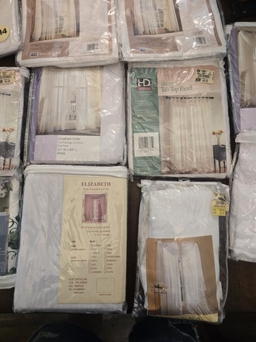 Lot vtg sheer - of, curtain