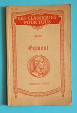 GOETHE - Egmont - livre ancien de 1941 en langue allemande (écriture gothique)