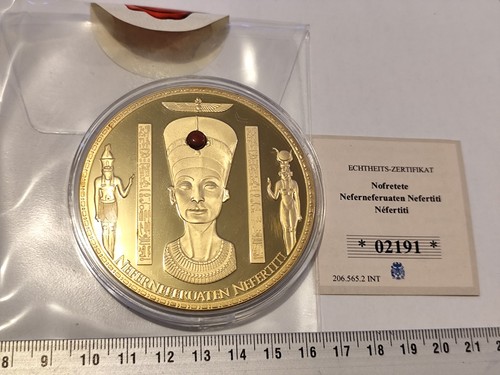 Medaille nefertiti egypte - medaille,