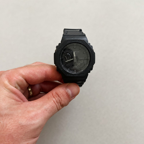 Casio shock black digital - g-shock,