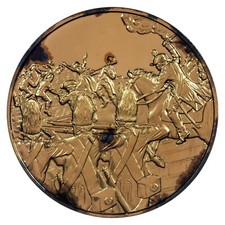 France médaille - Révolution Française - Fusillade au Champ de Mars - vermeil