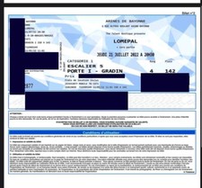 À vendre 1 billet concert Lomepal place assise 