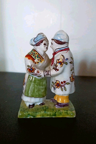 Ancienne statuette couple - ancienne,