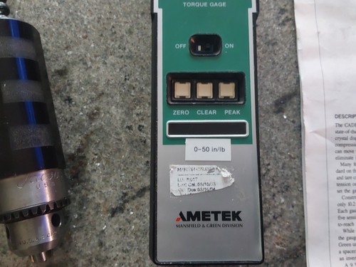 Ametek accu force torque - ametek, torque-chek