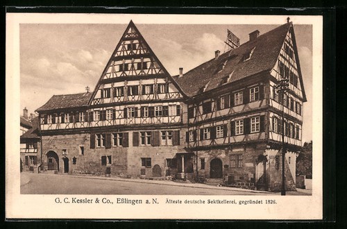 Carte postale eßlingen n - eßlingen, a.n