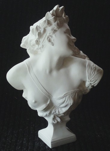 Sculpture buste plâtre