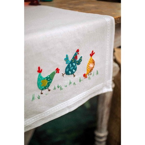 Vervaco chemin table point - chemin,