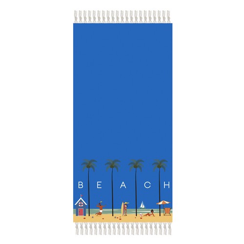 Fouta telo mare pareo - mare,