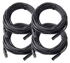 4x Cable Connecteur XLR