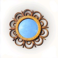 Miroir soleil rotin Goût
