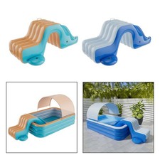 Toboggan gonflable, centre de