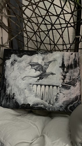 Tableau paysage sombre - ,
