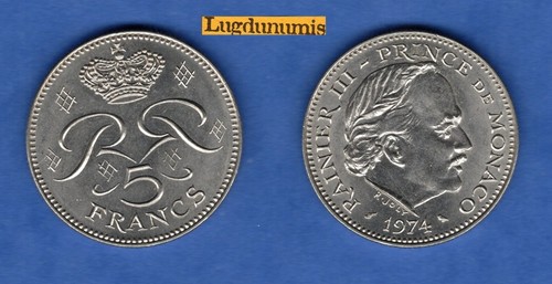 Monaco francs 1974 sup - monaco,