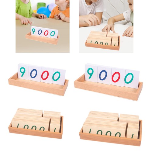 Cartes numériques montessori - cartes,