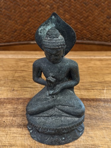 Antique buddha bronze statue - antique,