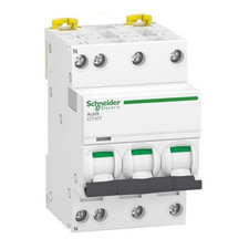 Disjoncteur schneider 20A 3P+N courbe C 6kA 400V - A9P22720