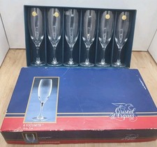 Cristal d'arques 6 flutes a
