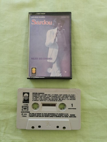 Michel sardou cassette - sardou,