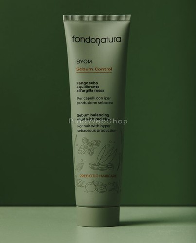 Byom red clay balancing sebum - red,