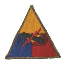 Patch US armored division sans