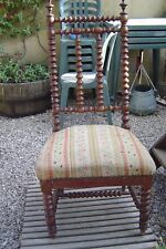 chaise ancienne en bois tourné