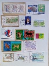 Lot de 18 timbres français oblitérés