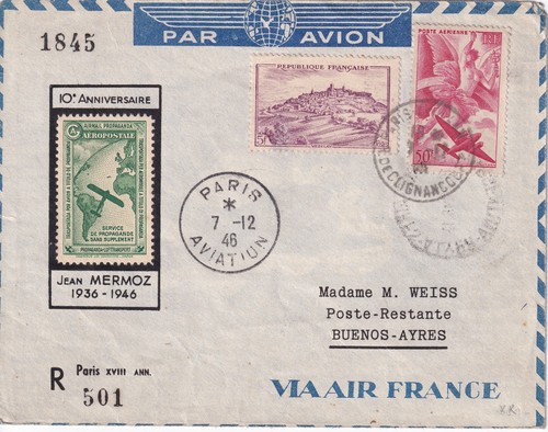 Courrierposte aerienne eme - ,