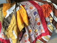 Lot foulards soie dior - de, en