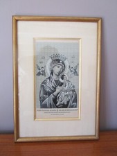 TABLEAU SOIE TISSEE  N.D.DU