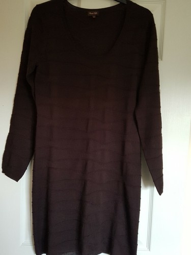 Robe pull marron - , en