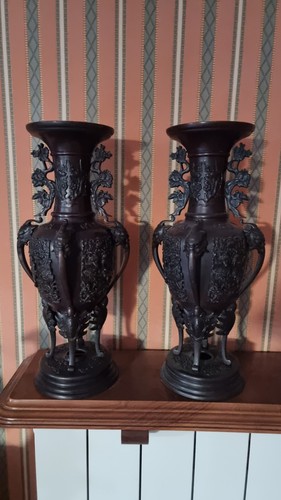 Paire très grands vases - très,