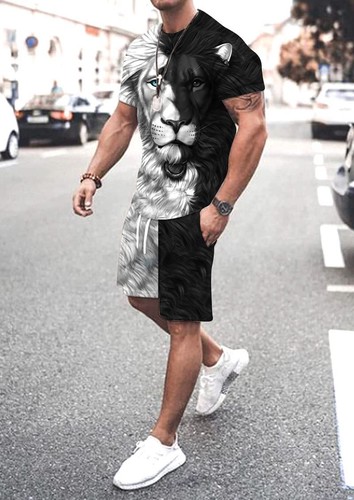 Hombre moda gráfico manga - hombre,