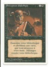 Précepteur diabolique  Demonic Tutor Revised Edition French FWB  MTG  Magic 1994