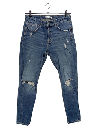 Zara jean homme déchiré - déchiré, bleu