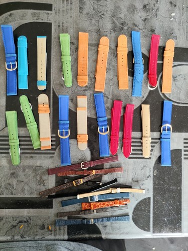Lot bracelets montre cuir - lot,