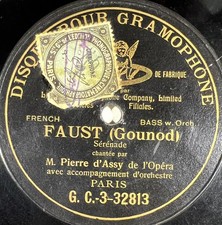 Pierre D'Assy : Faust (Gounod)