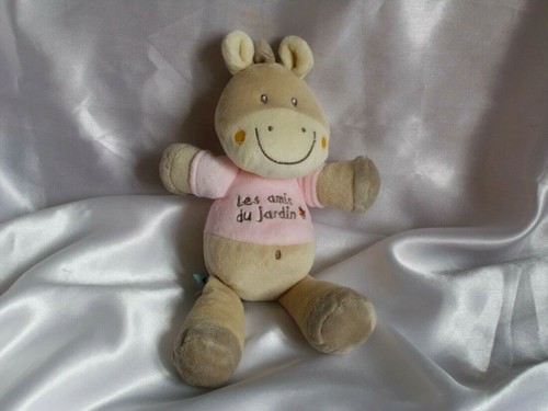 Doudou âne cheval - rose,, les