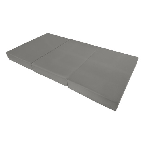 Twin gray trifold - twin, foam