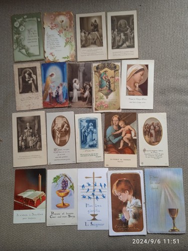 Lot images pieuses - lot,