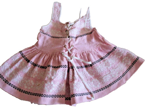 Robe tissu basque - vintage, pour