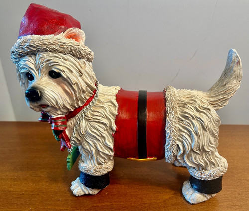 Westie dog christmas - christmas, motion