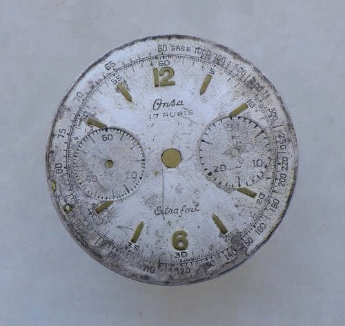 Original chronograph dial for - chronograph,
