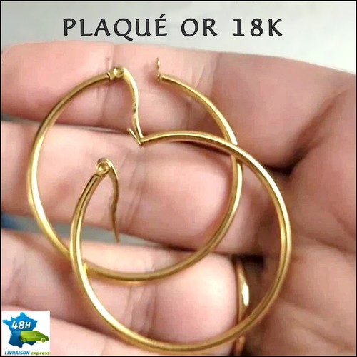 Plaqué 18k creoles cm - 18k, 5